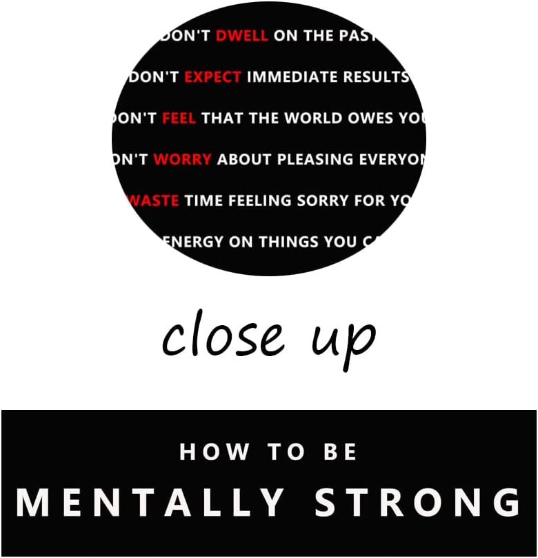 Inspirational Wall Art Motivational Posters Canvas Painting How To Be Mentally Strong Pictures Inspiring Entrepreneur Quotes Framed Prints Artwork Living Room Bedroom Office Decor[24''W x 36''H]