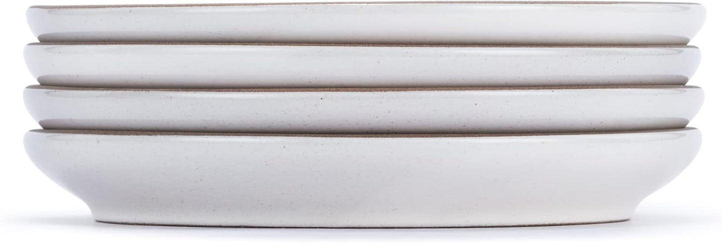 DEMDACO Watercolor PeeWee Birds 6.5 inch Stoneware Appetizer Plates Set of 4