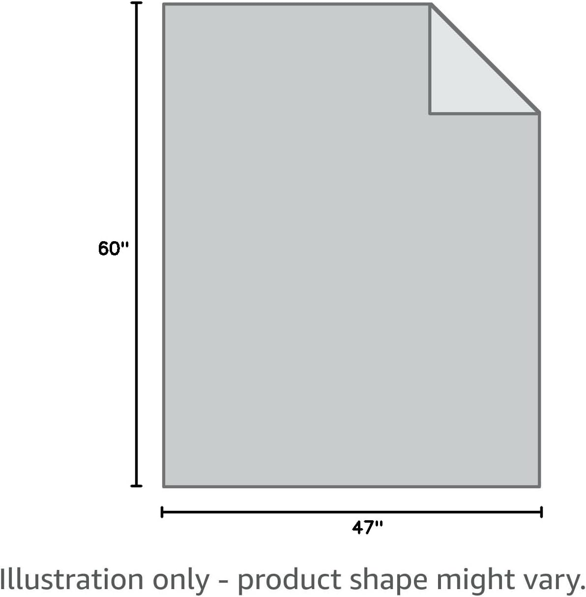 Merino Wool Chunky Knit Throw Blanket, 47x60in, Camel