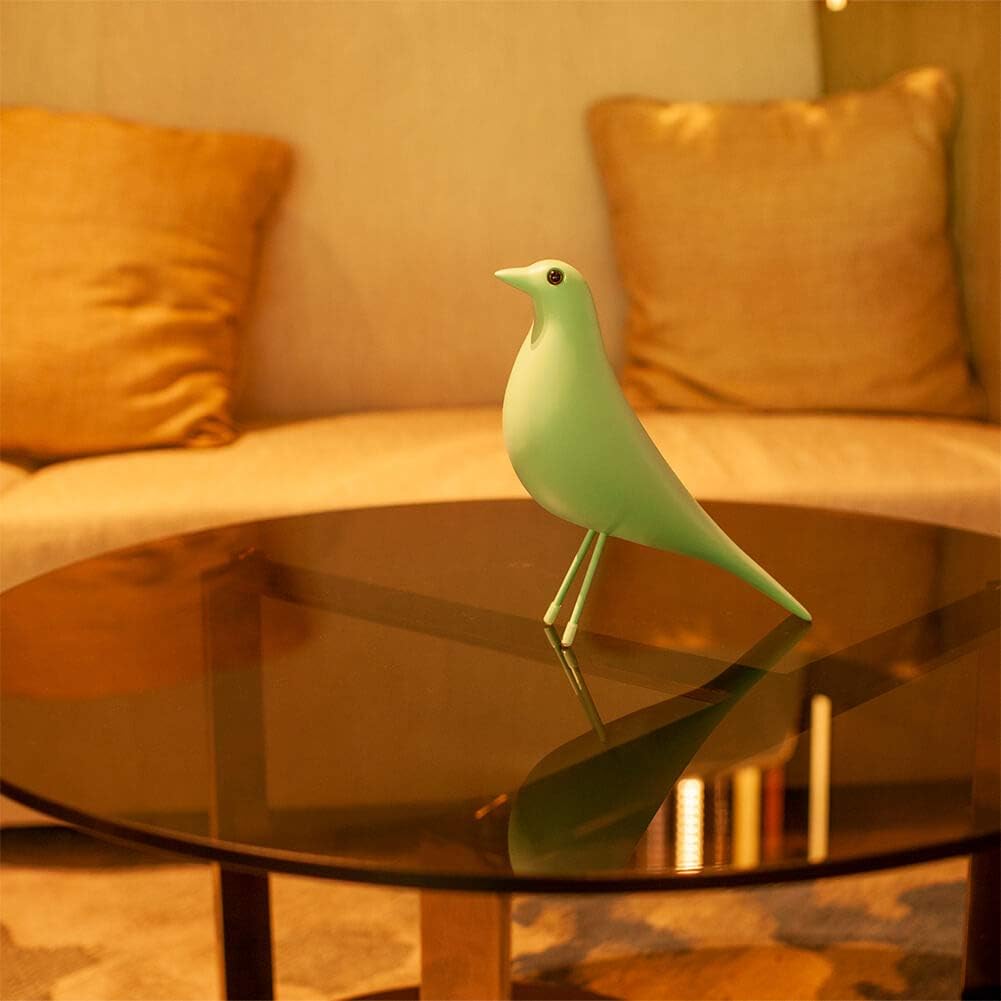 Mid Century Home Decor, House Bird, Adornment Office Home Decor, Desk Dove Ornament, Arts Pigeon Gifts, Replica Sculpture (Blue)