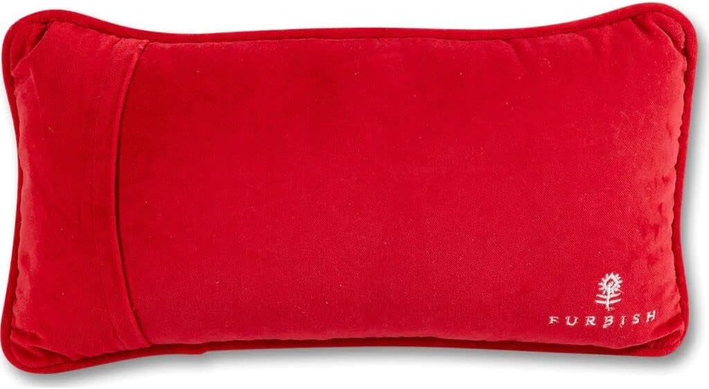 FURBISH Needlepoint Decorative Throw Pillow, Song Lyrics, Small Embroidered Accent Pillow for Bed, Chair, Couch, Sofa, Eclectic Home Decor (It's Me)