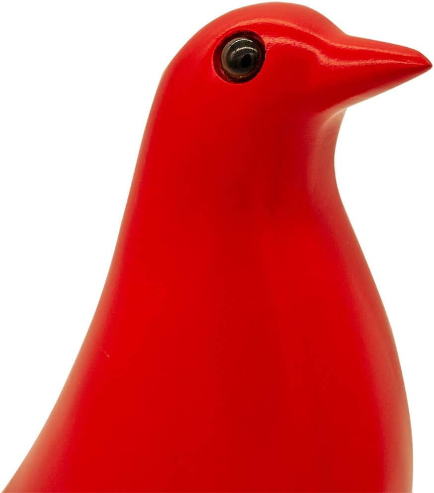 Mid-Century Home Decor House Bird - Room Decor Adornment for Hotel Restaurant Cafe Office Dove Ornament, Arts Pigeon Gifts, Replica Sculpture (Red)…