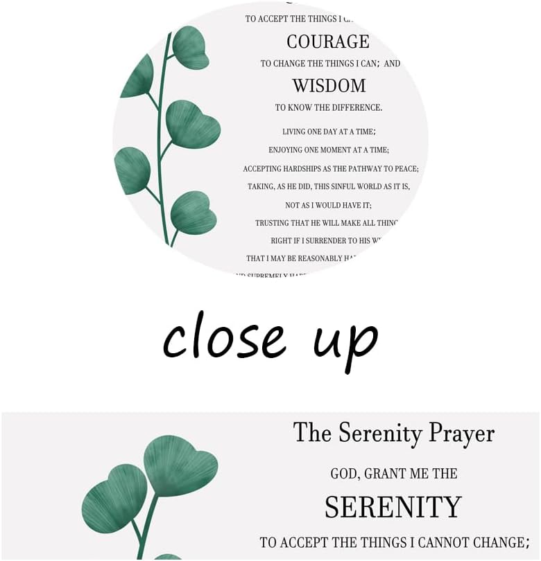 Inspirational Entrepreneur Quotes Wall Art Motivational The Serenity Prayer Painting Prints on Canvas Modern Inspiring Christian Posters Prints Artwork Home Office Wall Decor[12''W X 18''H]