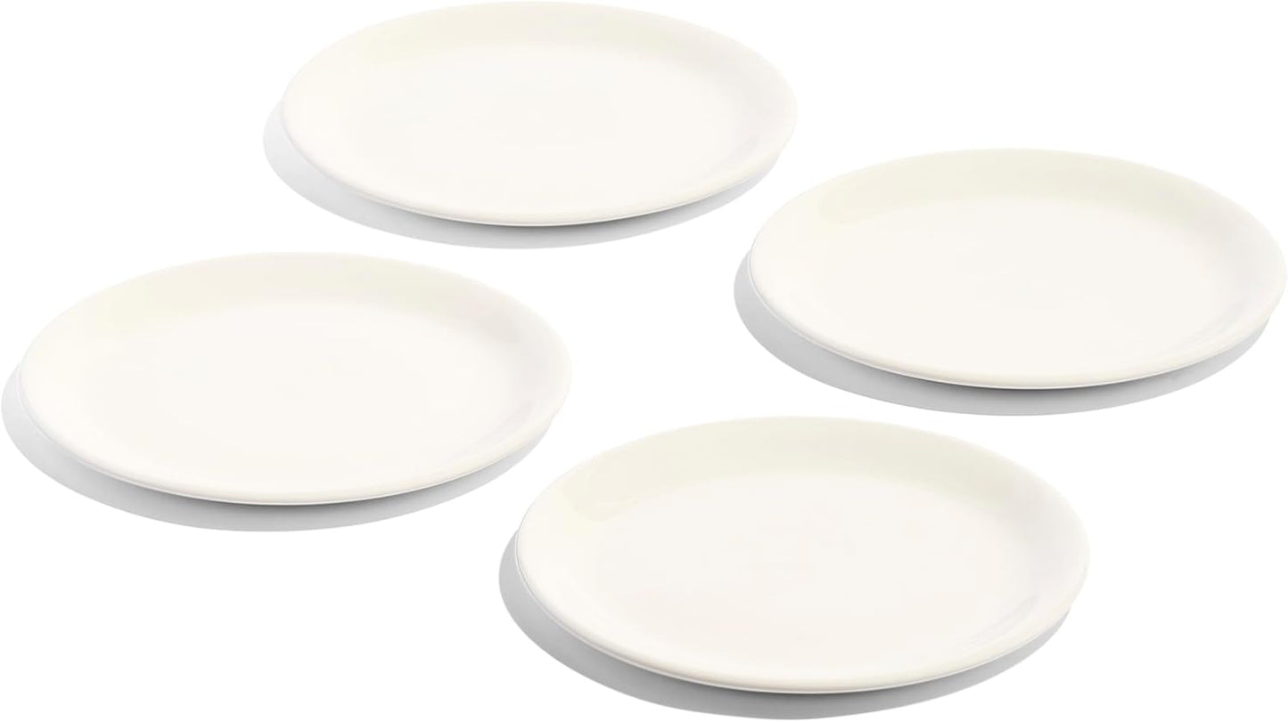 Made In Cookware - Set of 4 - Appetizer Plates - White - Porcelain - Crafted in England