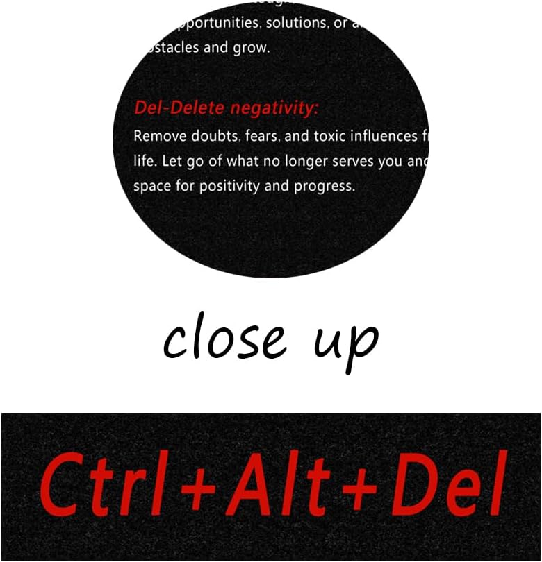 Inspirational Quote Canvas Wall Art Motivational Ctrl Alt Del Painting Poster Inspiring Entrepreneur Picture Prints Artwork Decor Framed for Home Office Living Room Ready to Hang[18''W X 24''H]