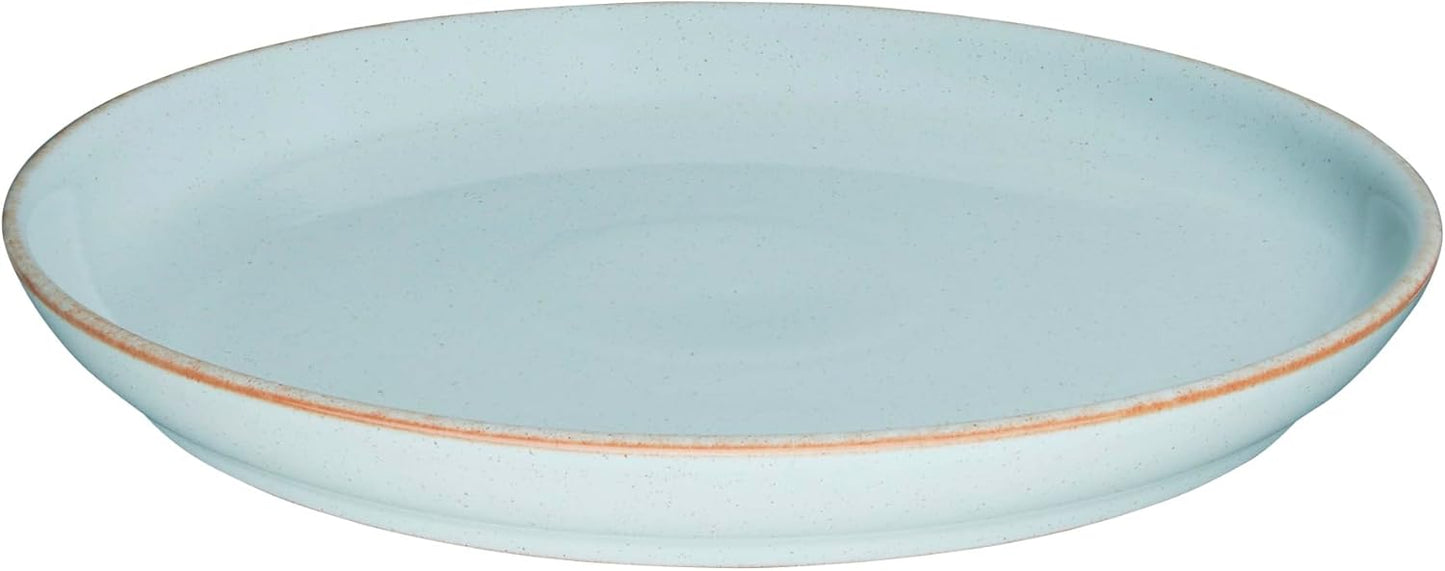 Denby Heritage Pavilion Coupe Dinner Plate Dia. 260X30 Mm Light Blue