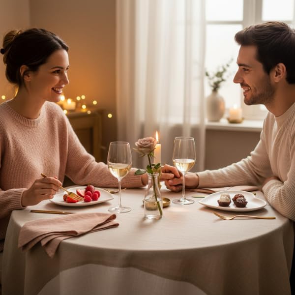 Heart Shaped Plates, Decorative White Ceramic Plates for Dessert, Appetizer, or Jewelry Display, Romantic Dinner Set for Two, Small Plate Dinnerware for Valentines Day, White Heart Decorations, 2 Pack