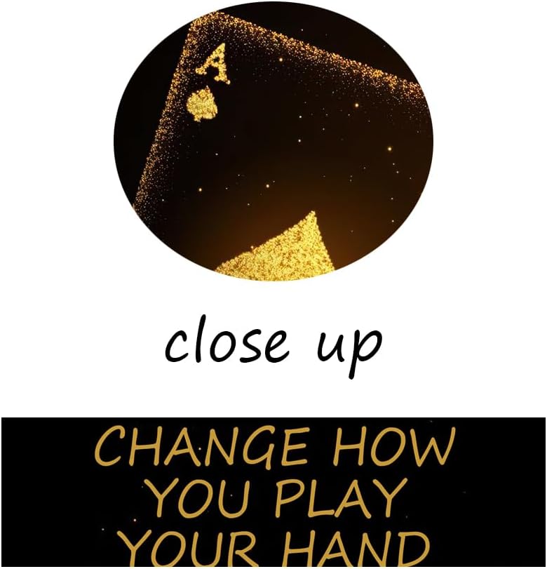 Inspirational Canvas Wall Art Poker Game Poster Painting Artwork Motivational Success Picture Print Wall Decor for Home Office Living Room Bedroom Workplace Wooden Framed Ready to Hang [30''Wx 40''H]