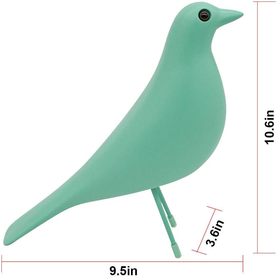 Mid Century Home Decor, House Bird, Adornment Office Home Decor, Desk Dove Ornament, Arts Pigeon Gifts, Replica Sculpture (Blue)