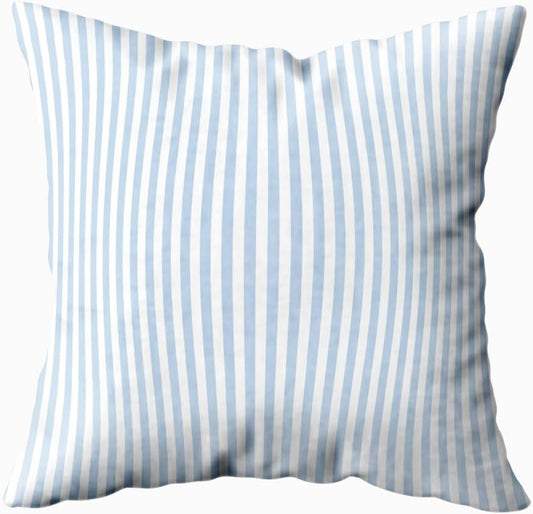 Blue Stripes Pillow Covers 16X16 Inch Throw Pillow Covers for Home Couch Bedroom Living Room