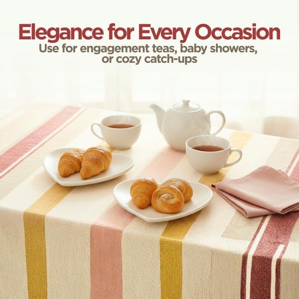 Heart Shaped Plates, Decorative White Ceramic Plates for Dessert, Appetizer, or Jewelry Display, Romantic Dinner Set for Two, Small Plate Dinnerware for Valentines Day, White Heart Decorations, 2 Pack