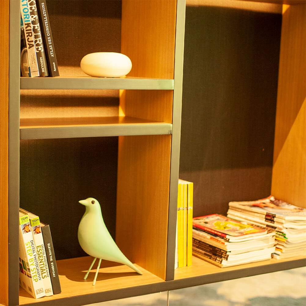 Mid Century Home Decor, House Bird, Adornment Office Home Decor, Desk Dove Ornament, Arts Pigeon Gifts, Replica Sculpture (Blue)