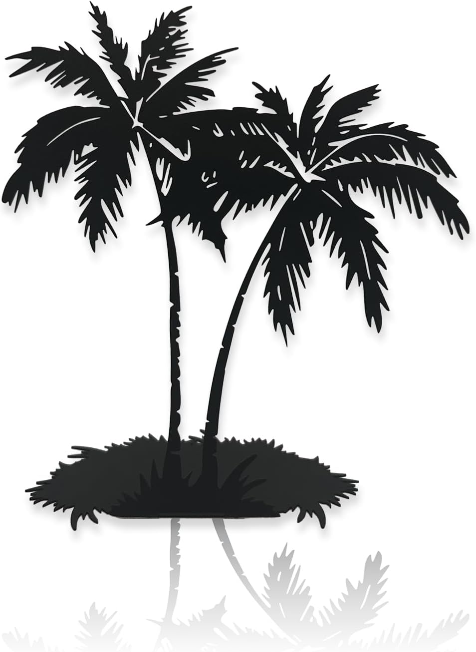 Metal Table Top Palm Tree, Tropical Tabletop Decor, Palm Tree Centerpieces for Tables, Coastal Table Decor, Beach Decorations for Home, Modern Artwork for Living Room