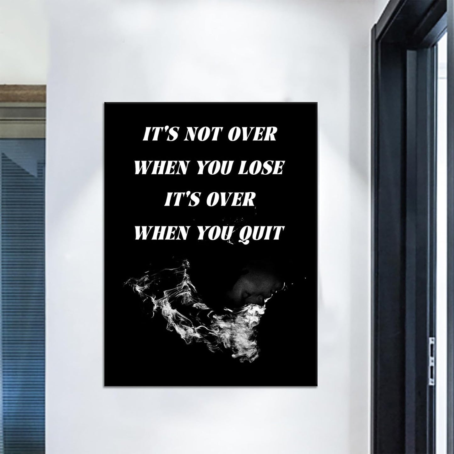 Inspirational Poster Canvas Wall Art Large Size Motivational Entrepreneur Quotes Print Positive Sign Painting Artwork for Living Room Office Gym Picture Wall Decoration Ready to Hang [30''Wx40''H]