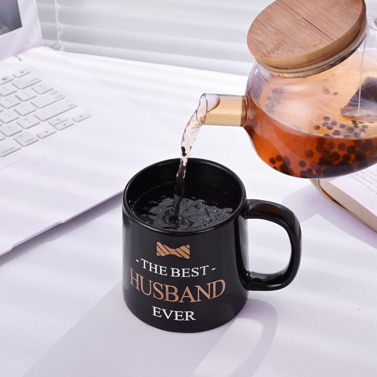 Miicol Funny Coffee Mug 16 oz, Large Ceramic Tea Mug, Gift Idea for Men, Husband, Cute Office Coffee Cup, Black Tea Cup, Unique Gift for Birthday, Christmas