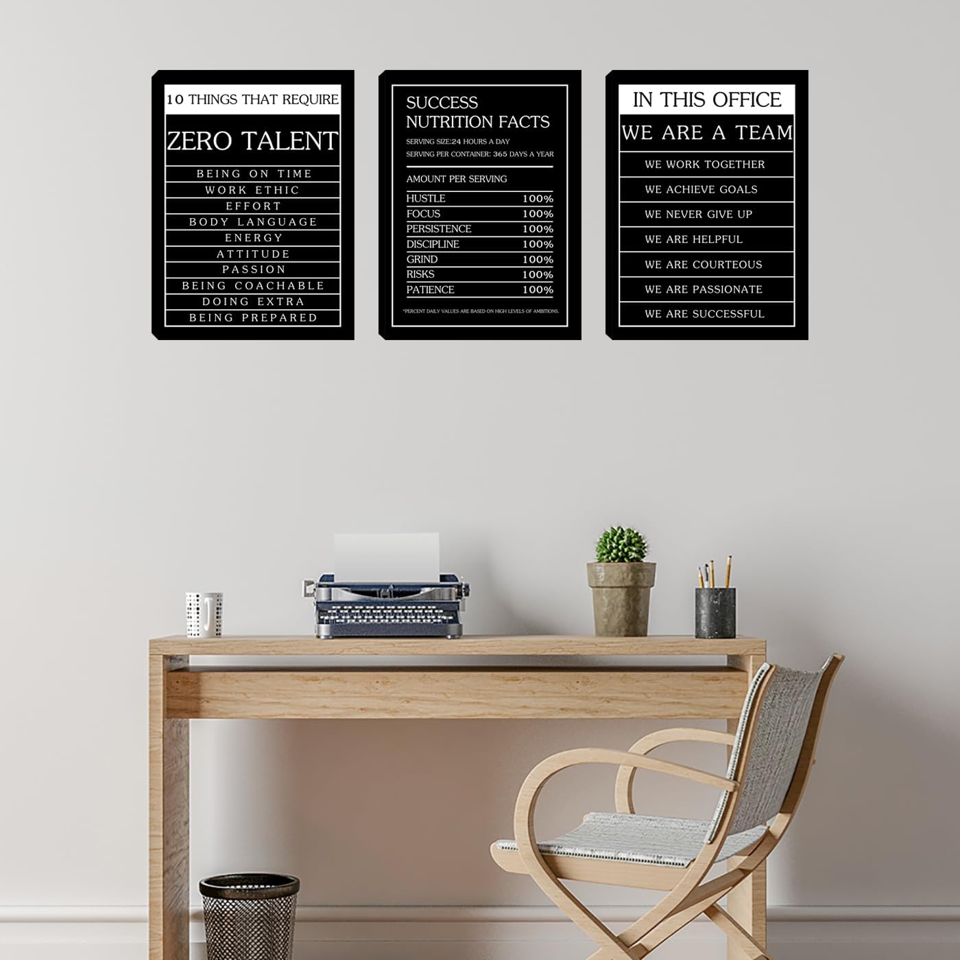 Large Motivational Canvas Wall Art Painting Office Wall Art Decoration Posters Prints for Living Room Bedroom Wall Decor Canvas Art Decoration for Bedroom Living Room Ready to Hang (72”Wx36”H)