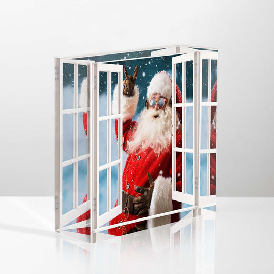 Decorative for Home Decor Lovely Santa Claus Outside The Window Nurse Presents for Women - Presents for Women Friends - Holiday Presents,Inexpensive Thank You Presents Ideas