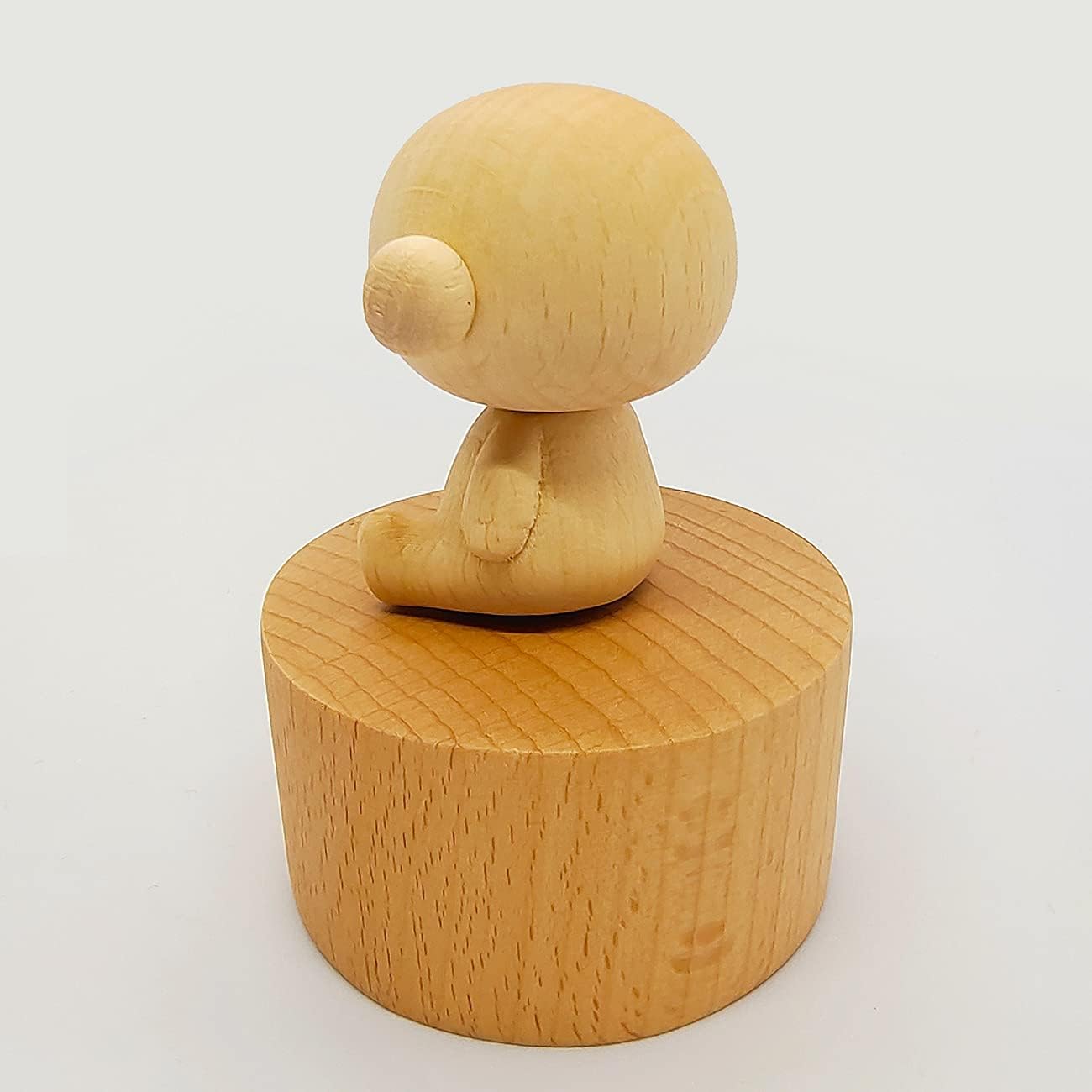 Cute Little Monkey Mini Music Box, Little Animals Wooden Mechanical Music Box, The Music Box Gift That Sings Canon, Best Gift for Boy Girl Friends Singing Music Gift Box