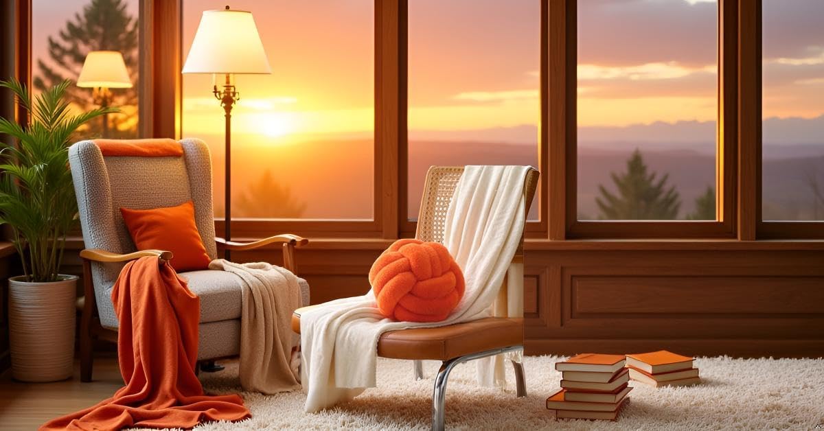 Knot Pillow Ball Plush - Decorative Throw Pillows for Bed Stress Relief, Round Knot Cushion for Sofa Decor Pet Toy, Orange 12 inch