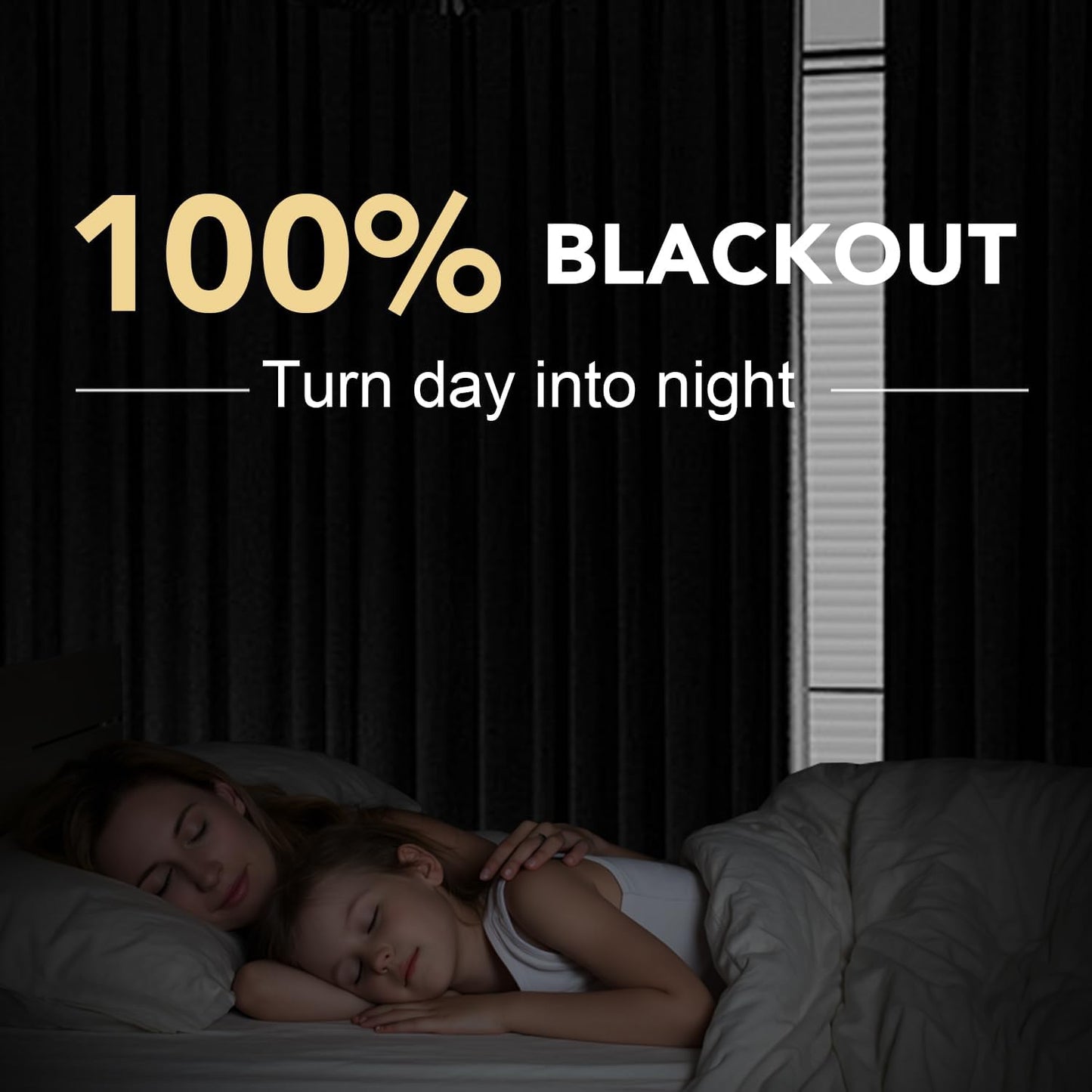 H.VERSAILTEX Linen Blackout Curtains 45 Inches Long 100% Absolutely Blackout Thermal Insulated Textured Linen Look Curtain Draperies Anti-Rust Grommet, Energy Saving with White Liner, 2 Panels, Teal