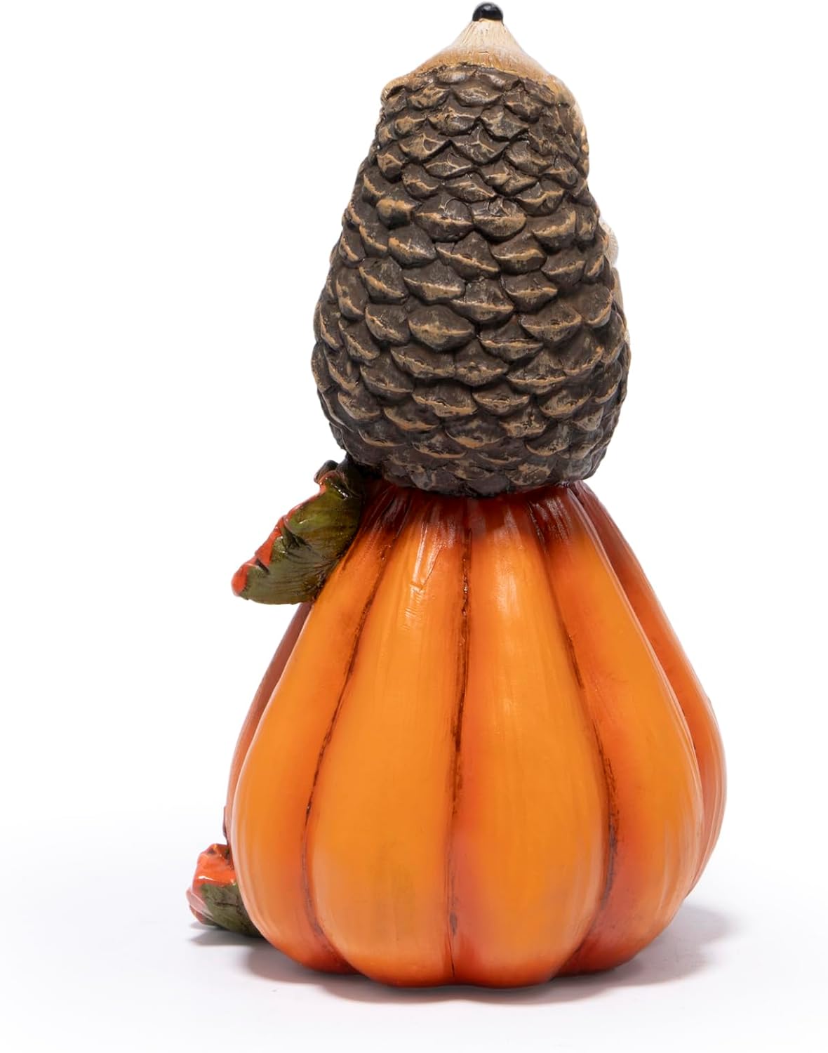 Hodao Blessed Pumpkin Hedgehog Figurine – Fall Harvest Festival Decor, Hedgehog Holding Corn – Thanksgiving Centerpiece, Autumn Home Decoration for Family Joy & Prayer (Orange-2)