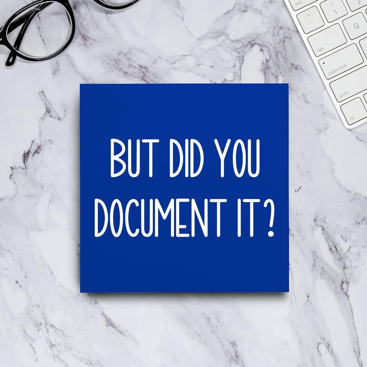 Funny HR Decor Office Decor Human Resources Office Desk Ornament HR Wooden Box Sign for Tabletop Bookshelf Thank You Gifts for Home Farmhouse Meeting Room Bedroom Library Retirement Boss Day Blue