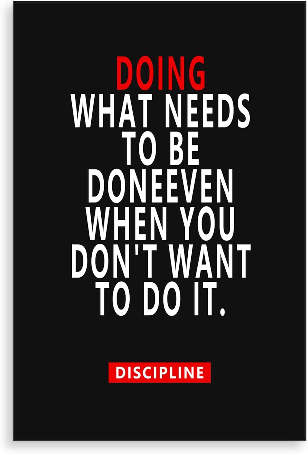 Inspirational Wall Art Inspirational Picture Entrepreneur Quotes Motivational Painting Poster Print on Canvas Wall Artwork for Living Room Office Bedroom Framed Ready to Hang [24''W x 36''H]