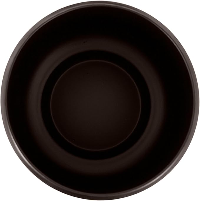 Kate and Laurel Portell Round Indoor Metal Planter Pot, 12 x 12 x 12, Gray Gunmetal, Vintage Circular Planter for Indoor Plants Living Room or Sunroom Decor