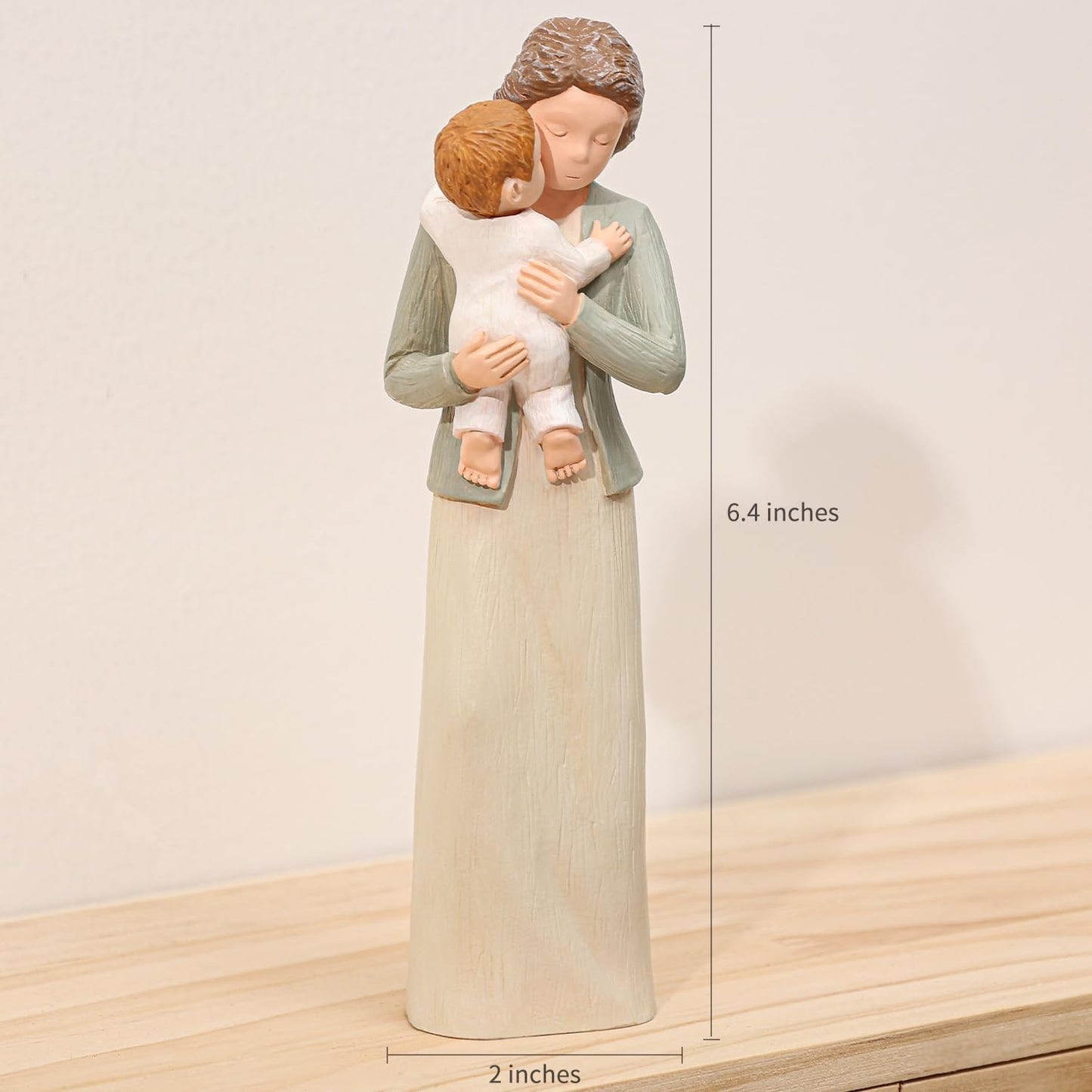 Grandma Figurines, Sculpted Hand-Painted Grandmother and Grandchild Figures Birthday Gifts