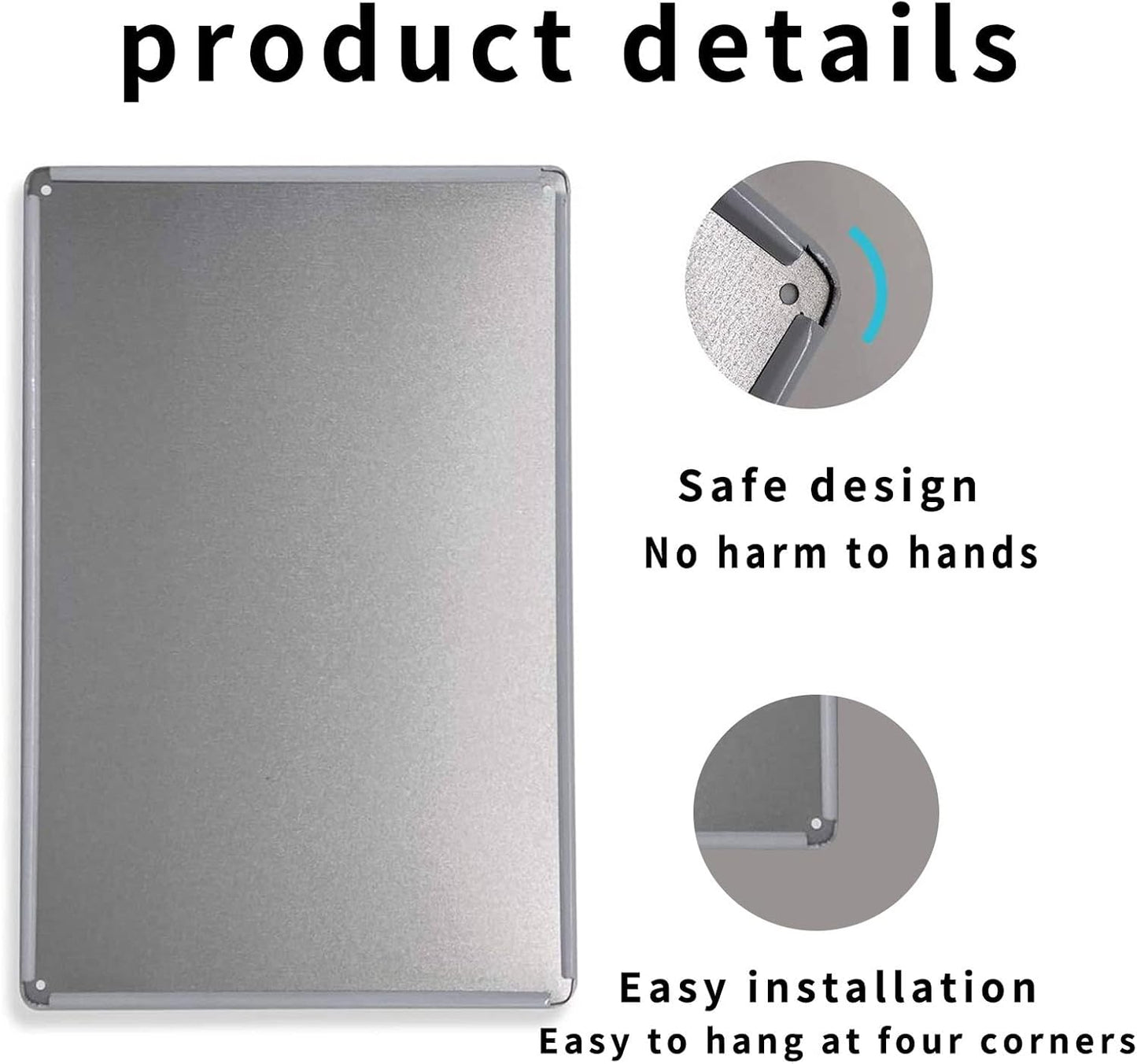 Metal Signs Orange Flowers Vintage Metal Tin Sign for Home Office Kitchen Bar Cafe Garden Wall Decor 12x8 Inch