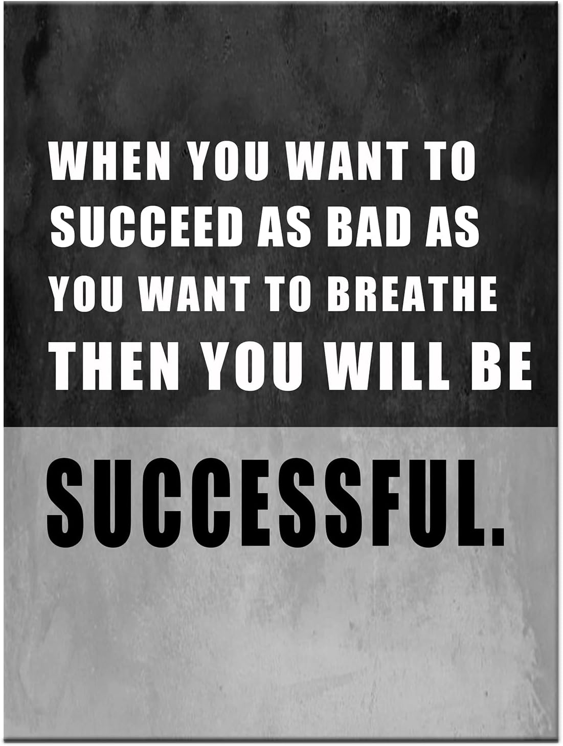 GoForArt Dream Big Motivational Canvas Wall Art, Inspirational Famous Quote Bedroom Living Room Decor, Positive Modern Landscape Mountain Office Dorm Room Poster Print (Motivational-06, 18.00" x 24.00")