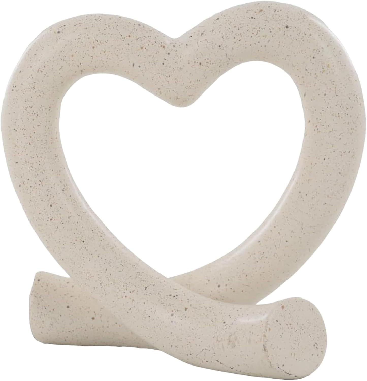 Heart Sculpture Home Decor - Love Line Modern Aesthetic Statue - Unique Ornaments Decorations for Living Room, Coffee Table, Bedroom, Shelf - Romantic Gifts for Lover