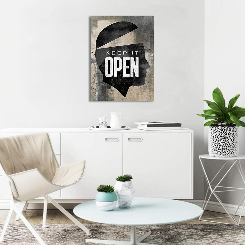 Framed Office Wall Art - Inspirational Motivational Quotes, Modern Workplace Decor, Easy to Hang Ready to Display (18x24 Inches)