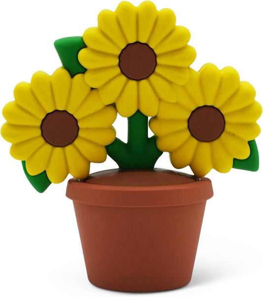 Mini Garden Figurines for Desk Decor – Cute Accessories for Fairy Gardens, Terrariums, Succulent Pots & Office Spaces – Tiny Plant Decor Statues - Sunflower