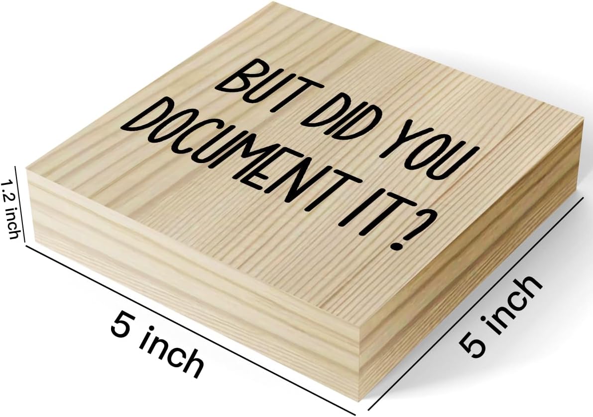 Funny HR Decor Office Decor Human Resources Office Desk Decor HR Wooden Box Sign for Tabletop Bookshelf Thank You Gifts for Home Farmhouse Meeting Room Bedroom Library Retirement Boss Day Wood Color