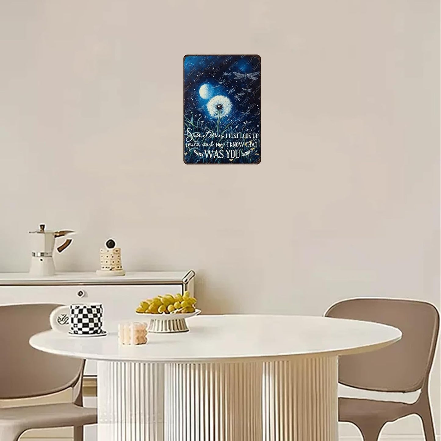 Metal Signs Sometimes I Just Look Up Smile And Say I Know That Was You Aluminum Tin Signs For Living Room Cafe Kitchen Bar Office Wall Decor 12×8 Inch