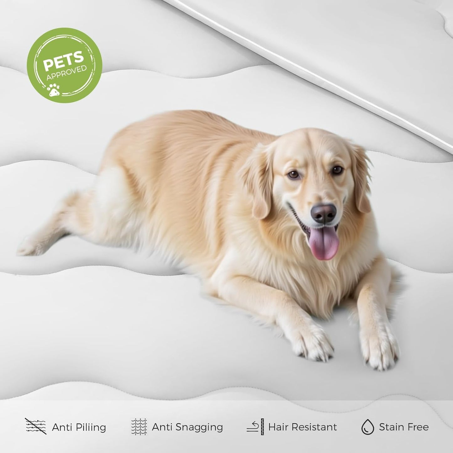 EASELAND All Season Cooling Comforter Queen, Cold Touch Fabric Absorbs Body Heat, 300GSM Super Soft, Cooling Blanket for Night Sweats Hot Sleeper (White-All Season, Queen(90"x90"))