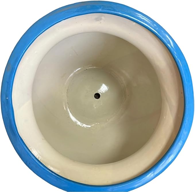 Talavera Michoacana Planter XL Pot Folk Art Multicolor Mexican Pottery Home Decor Hand Painted Garden Indoor Handmade Outdoor 18.5" (Multi 13)