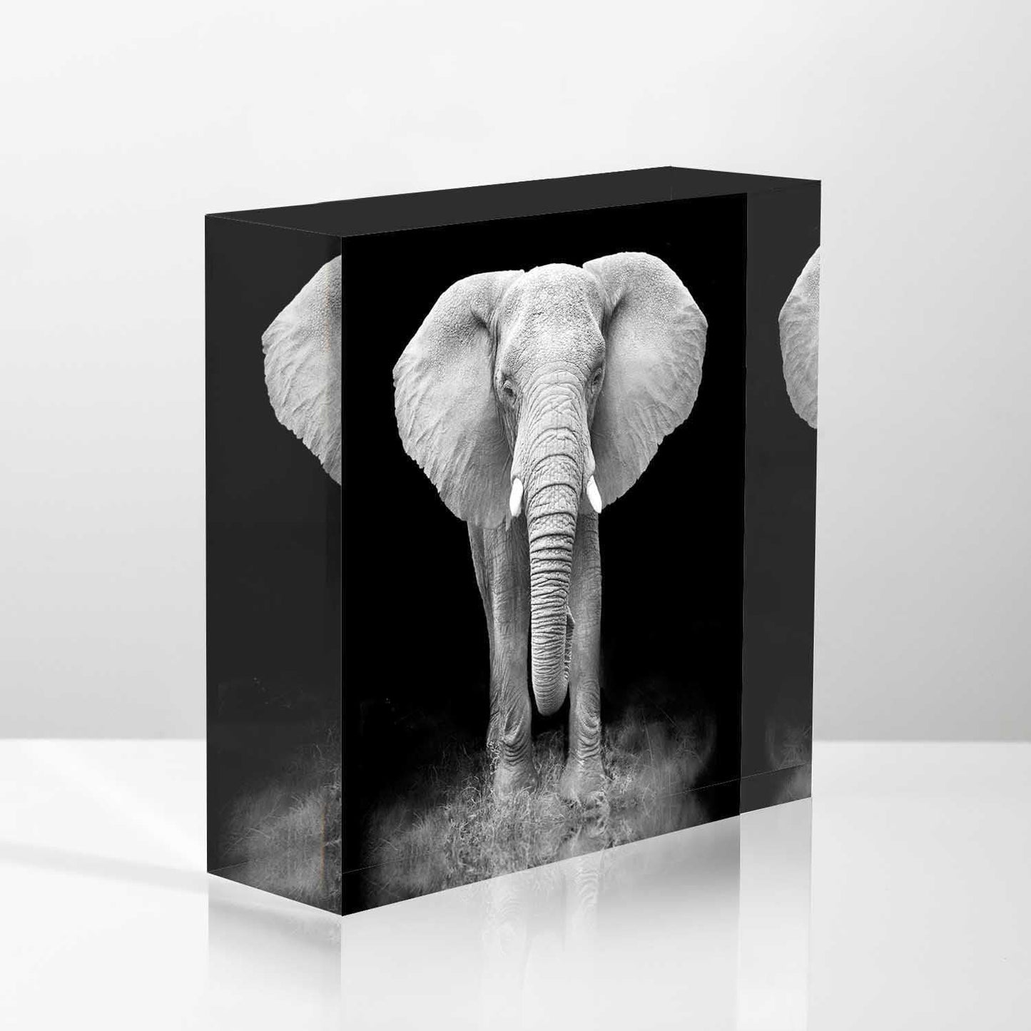 Home Office Desk Decor | Elephant Presents for My Father | Retirement & Thank You Presents | Housewarming Gift | 4 x 4 Inches