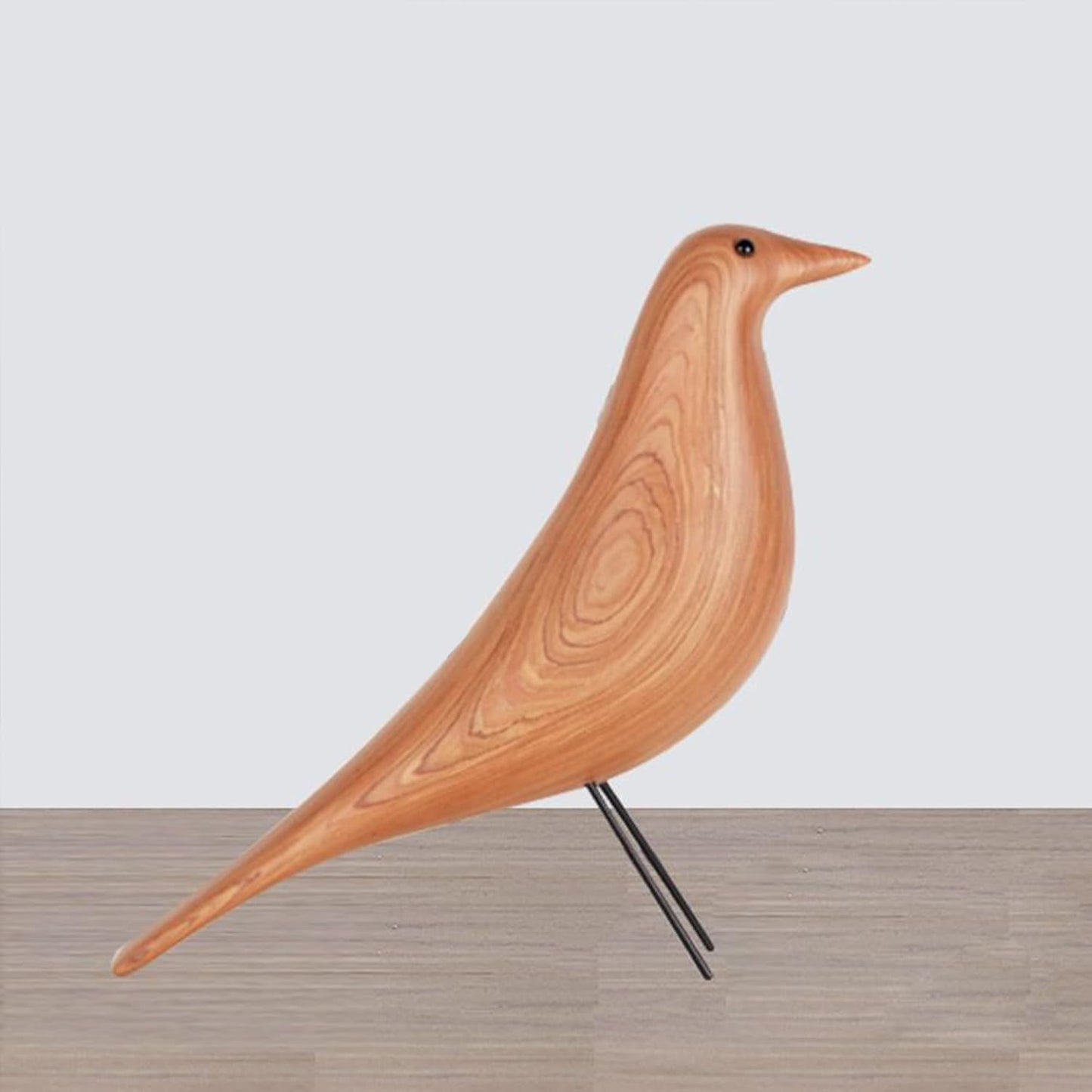 Mid-Century Wood Bird Home Decor - Modern Style Birds Ornaments for Living Room Office Desk Decoration(Wood)…