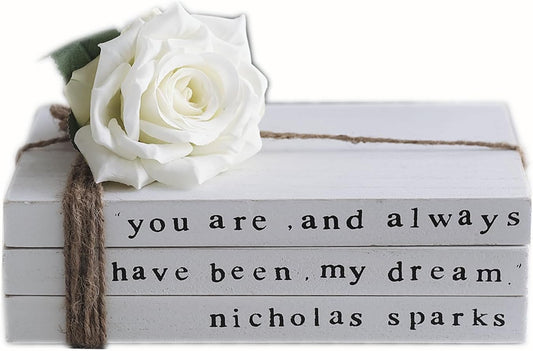 Lavender Inspired Farmhouse Decorative Books for Living Room, Stacked Books Decor for Shelf, Fireplace Mantle Decor, Farmhouse Shelf Decor, Housewarming Gifts.