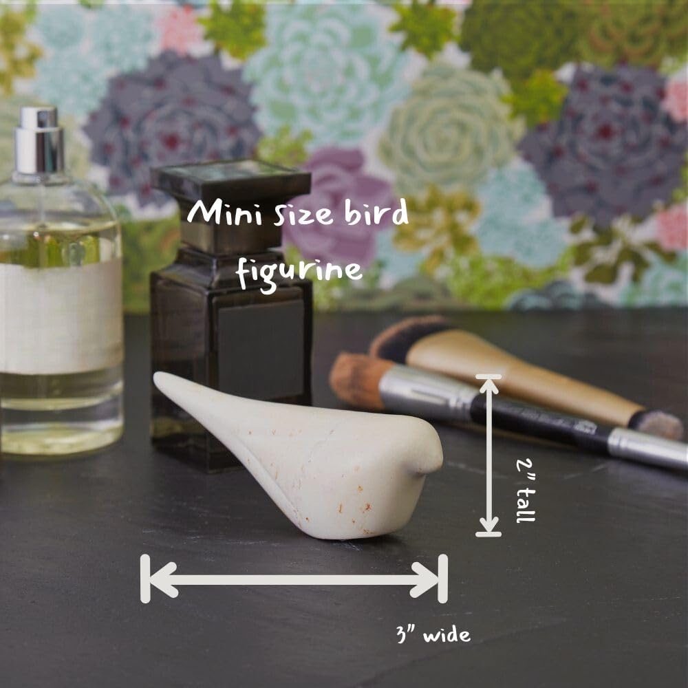 Bird Statue, Home Decor Accents, Collectible Figurines, Garden Sculptures, Accessories for Desk, Vanity, Animal Figurine for Indoor Outdoor, Miniature Gardens, Bird Decor Theme, One Piece