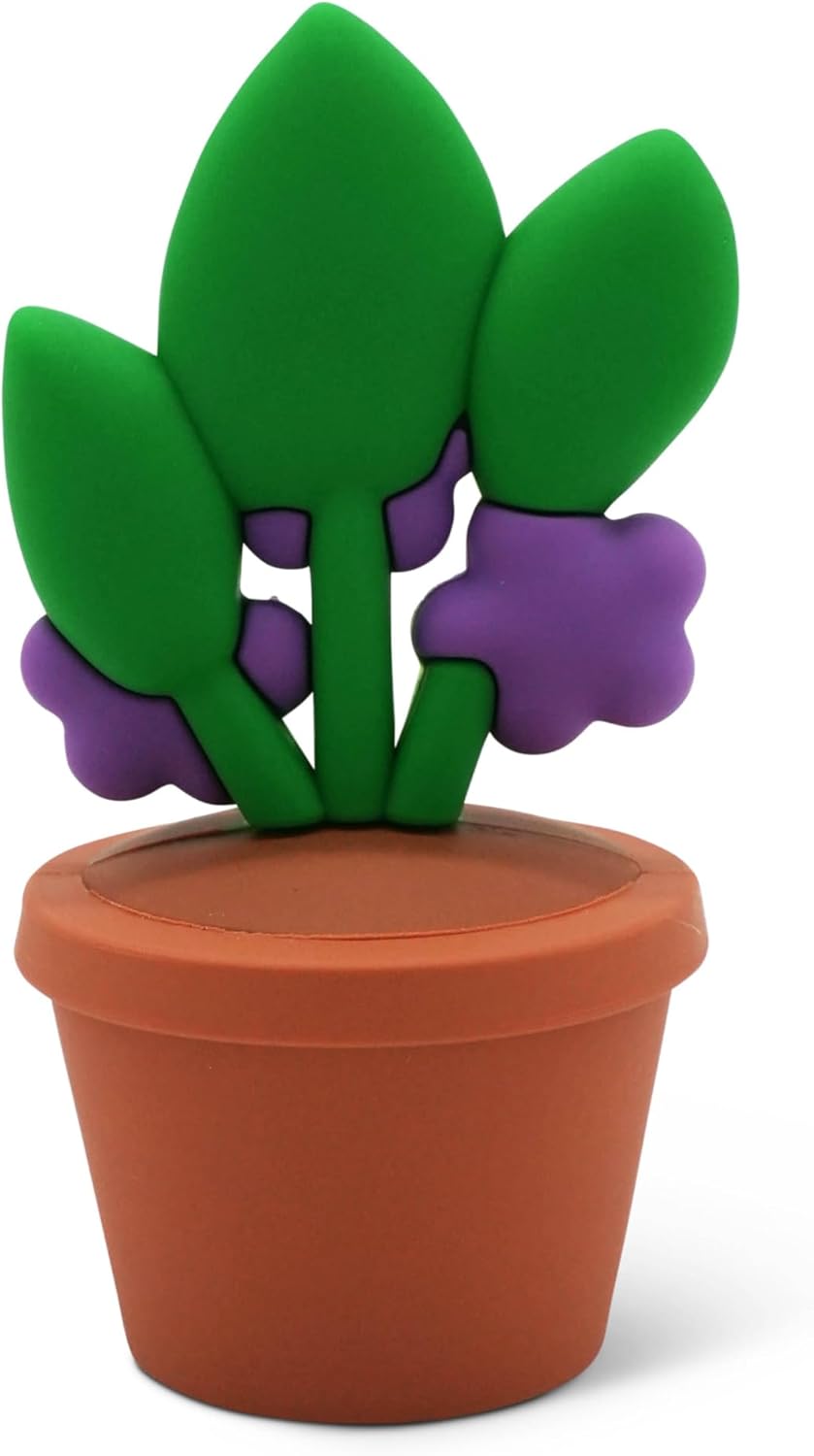 Mini Garden Figurines for Desk Decor – Cute Accessories for Fairy Gardens, Terrariums, Succulent Pots & Office Spaces – Tiny Plant Decor Statues - African Violet