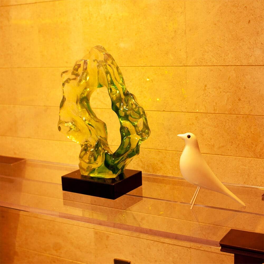 Mid-Century House Bird Home Decor - Room Decor Adornment for Hotel Restaurant Cafe Office Desk Dove Ornament, Arts Pigeon Gifts (White)