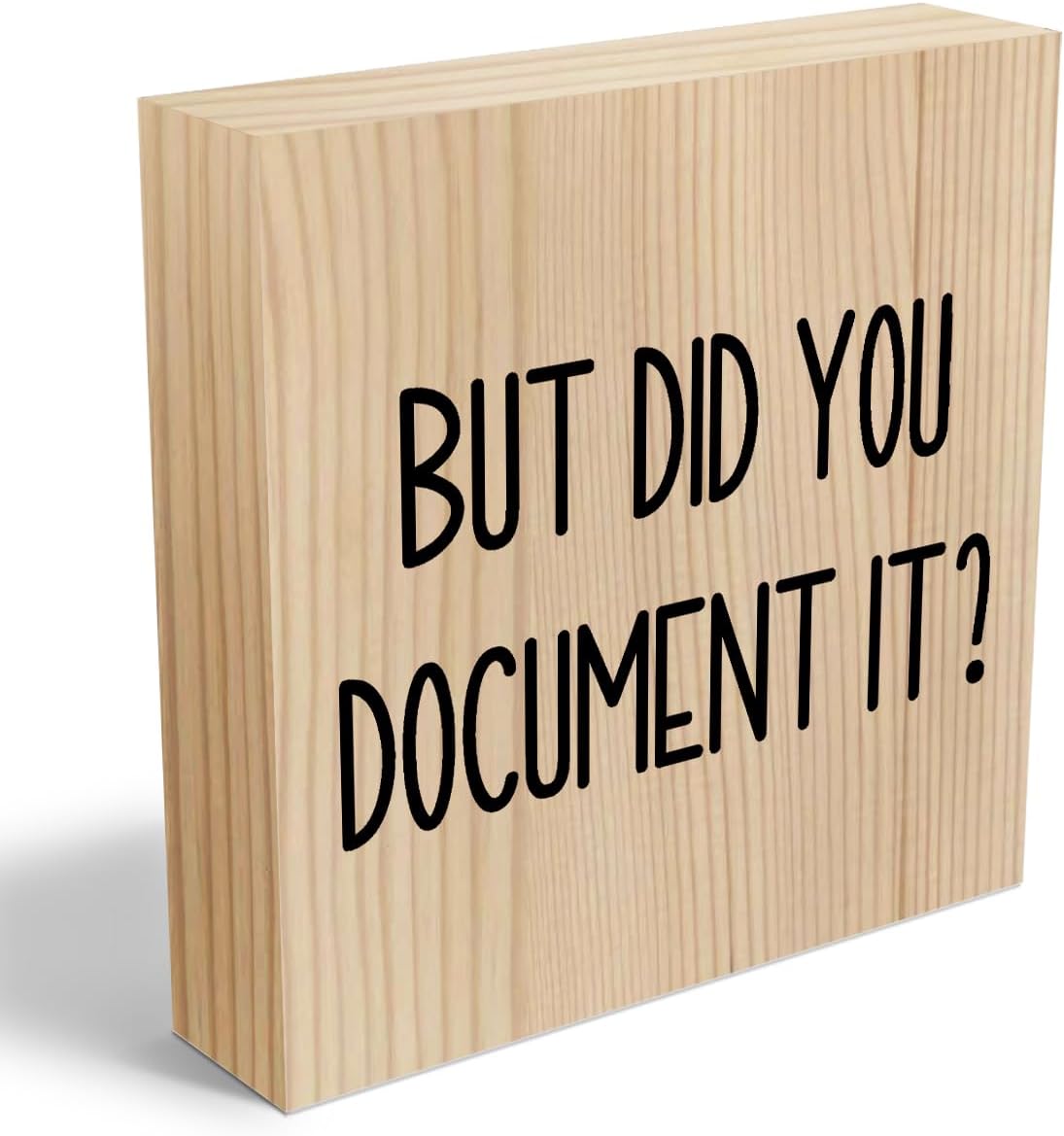 Funny HR Decor Office Decor Human Resources Office Desk Decor HR Wooden Box Sign for Tabletop Bookshelf Thank You Gifts for Home Farmhouse Meeting Room Bedroom Library Retirement Boss Day Wood Color