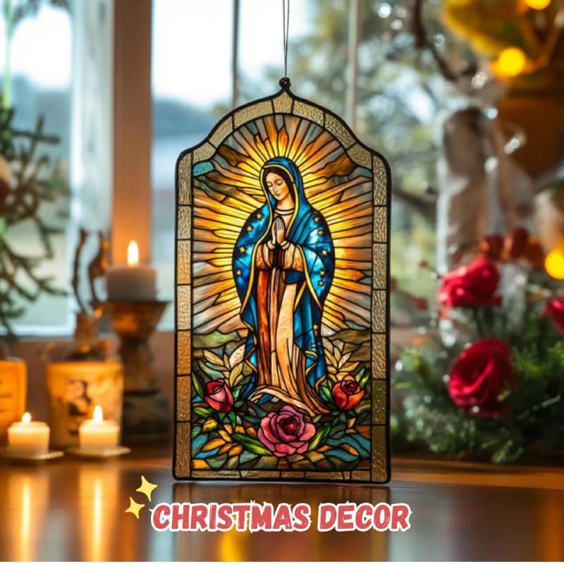 Kight Book Flower Acrylic Suncatcher Leaves Window Hanging Flower Home Decor for Lover Gift Mom Suncatchers Indoor Window Suncatchers Windows Garden Outdoor