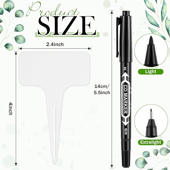 2 Sets Herb Garden Planter Indoor Kit with Trey 10 Pcs Metal Windowsill Plant Pots with Drainage Holes Indoor Herb Planter with Marker and Labels for Home Outdoor Plants (Black)