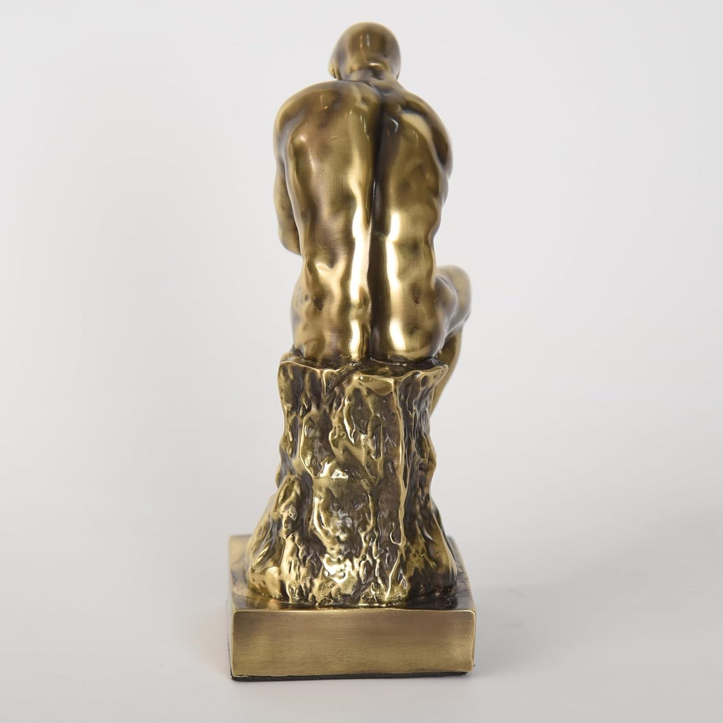 Magicsculp-The Thinker Statue in Brass 12 Inch Museum Grade Collectible Figurine Gift Box-(Large-Brass)