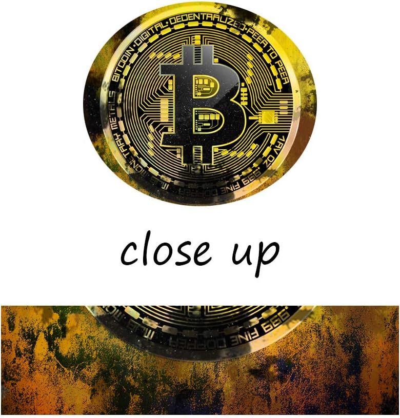 Bitcoin Canvas Wall Art Motivational Hodl Crypto Btc Posters Modern House Inspiration Office Decor Motivation Inspire Cryptocurrency Trader Hodler Inspirational Prints Artwork Decorations(28"Wx44"H)