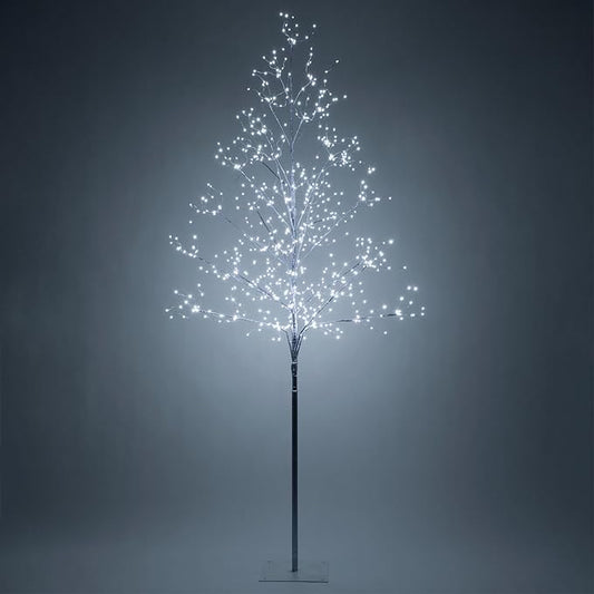 6 Ft Silver Fairy Light Tree Room Décor Bedroom Décor Artificial Tree, 750 Cool White LED Lights